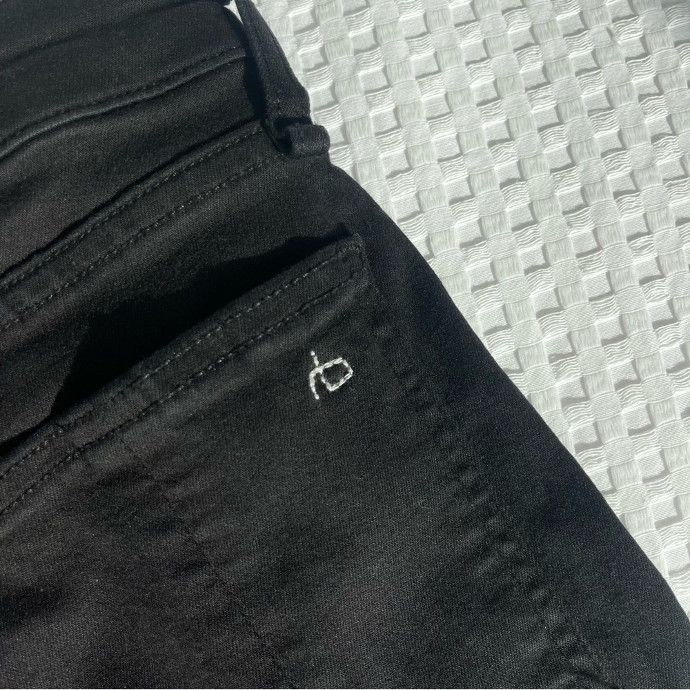 rag & bone Nina High-Rise Skinny Jeans Black - Picture 4 of 6